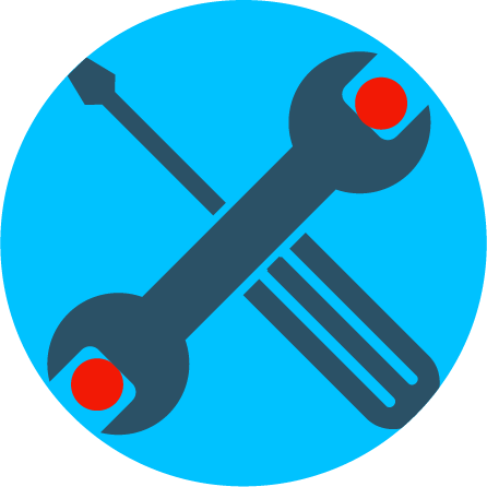 Wrench and screw driver shoing installation support